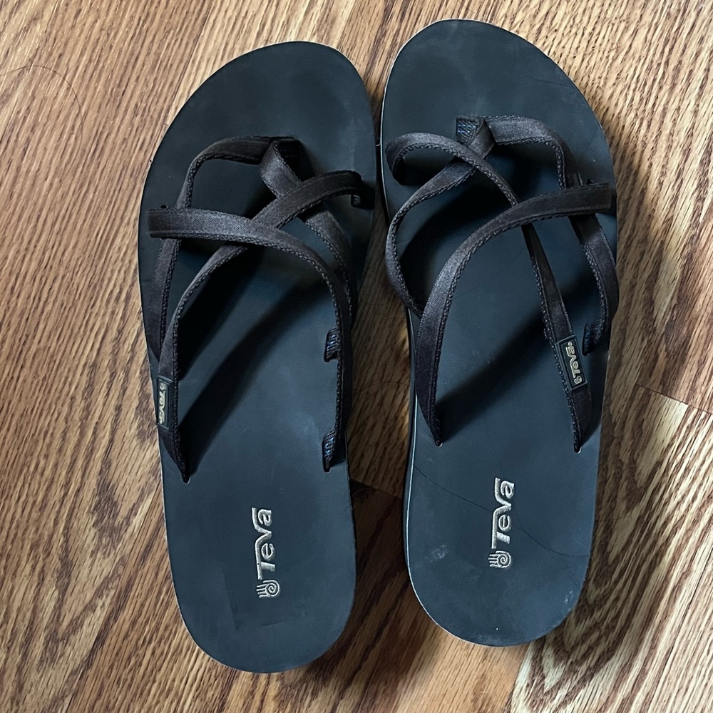 Brown Teva Women's Wedged Sandal